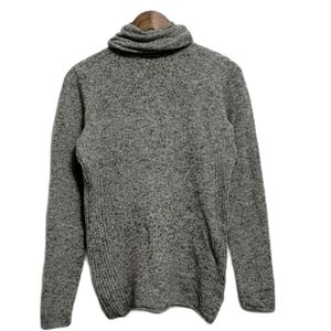 Columbia Pullover Turtle Neck Sweater Gray Sz M